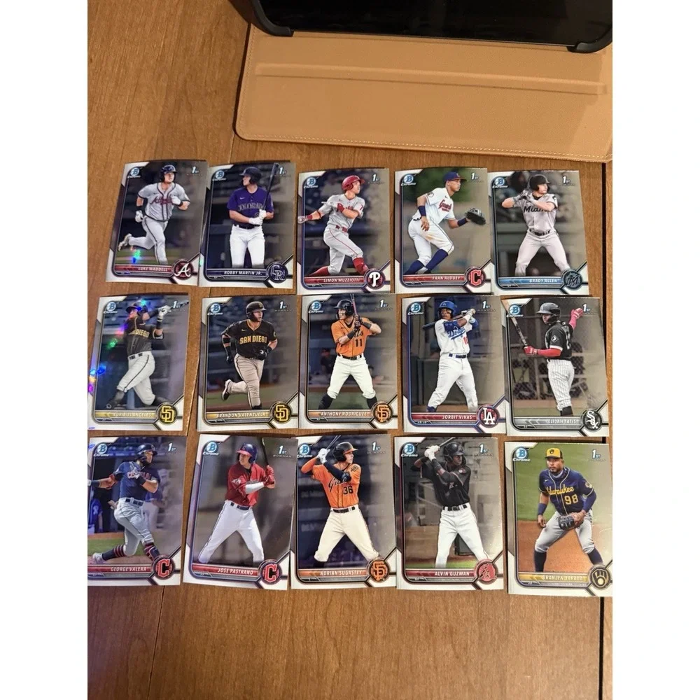 Topps‎ 2022 MLB baseball cards BCP Random lot of 50, no dupes